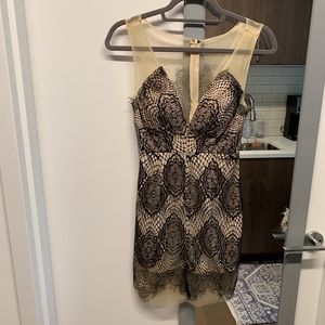 Miss avenue black lace dress.